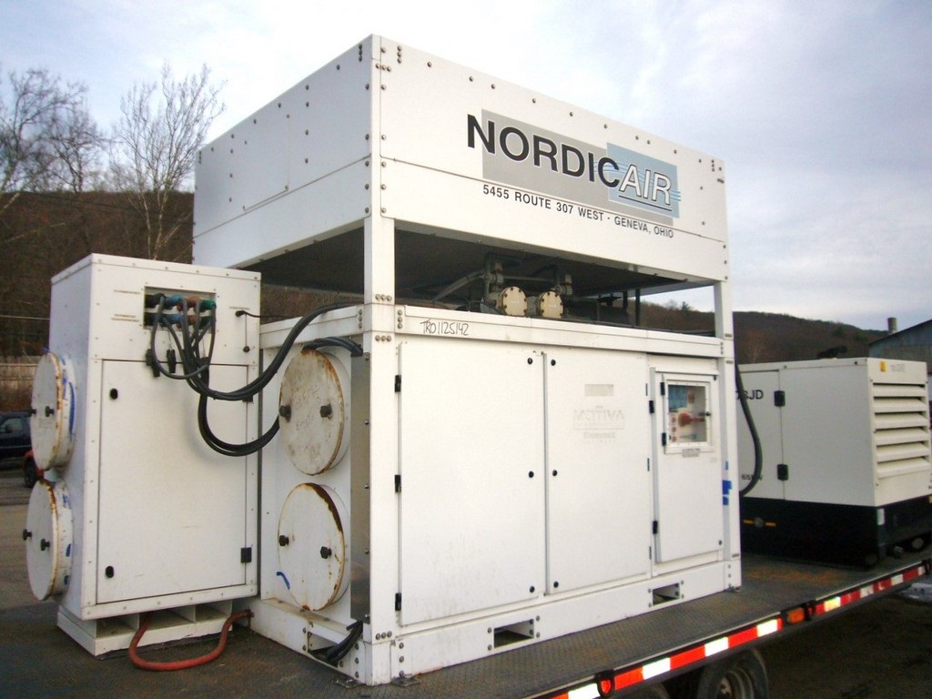 2006 Portable 65Kw Generator/360,000 BTU Nordic Air HVAC Unit