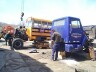 Parts Trucks being Processed