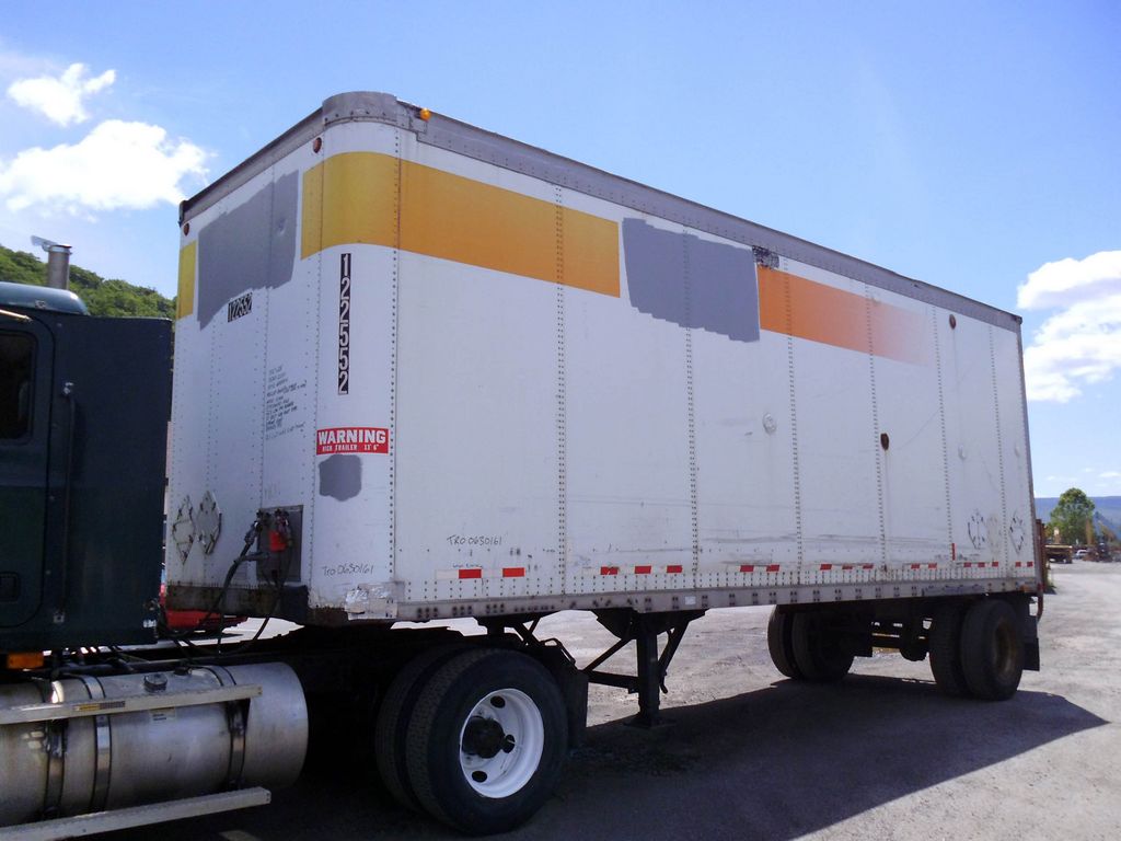 Dry van pup hot sale trailer for sale