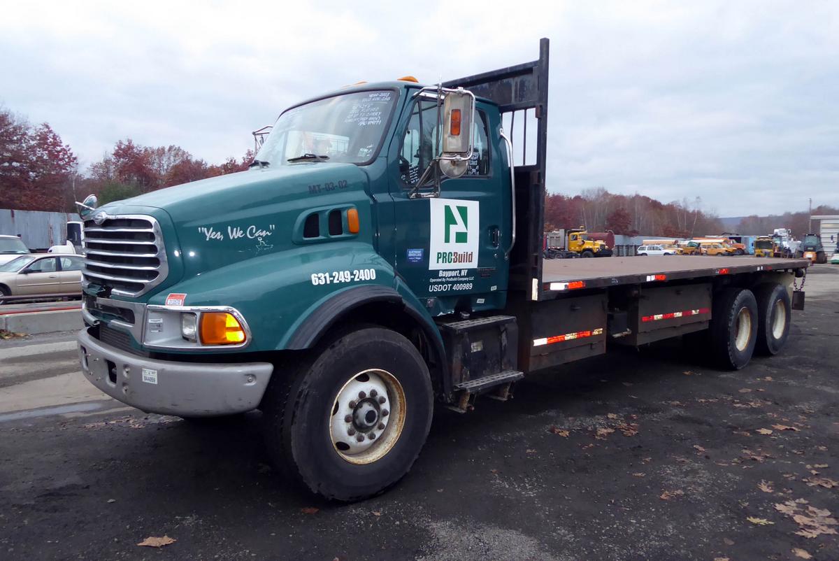 2003 Sterling Lt9513 Tandem Axle Flatbed Truck For Sale By Arthur Trovei Sons Used Truck Dealer