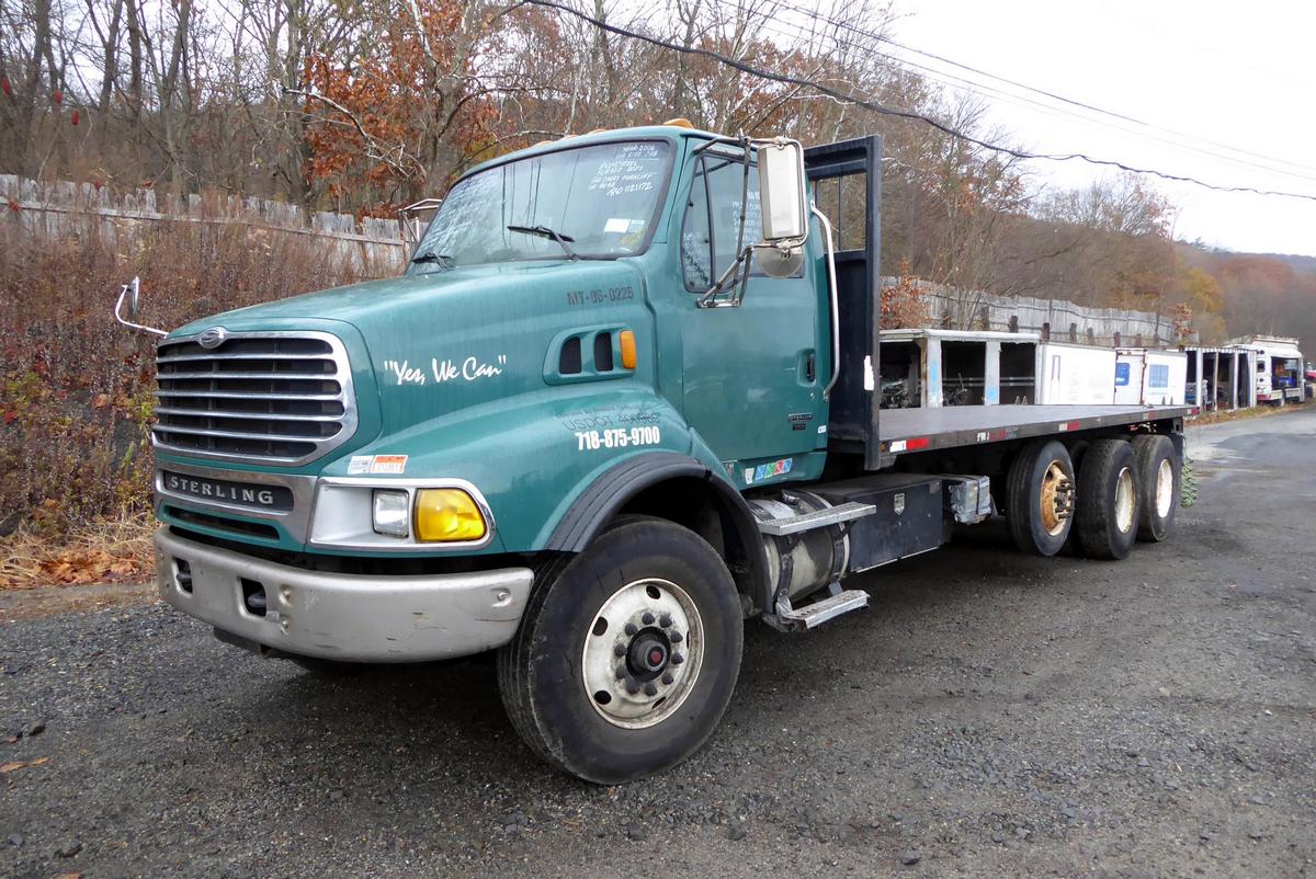 2006 Sterling Lt9513 Tri Axle Flatbed Truck For Sale By Arthur Trovei Sons Used Truck Dealer