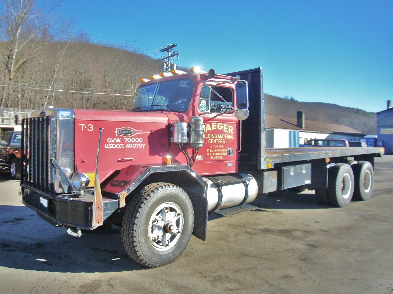 1988 Autocar Tandem Axle Flatbed Dump Truck for sale by Arthur Trovei