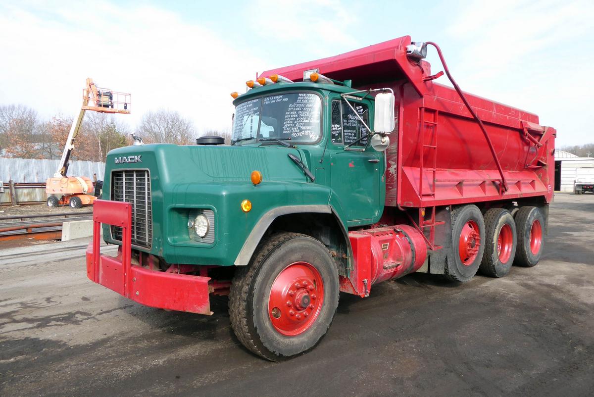 1998 mack rb688s tri axle dump truck for sale by arthur trovei sons