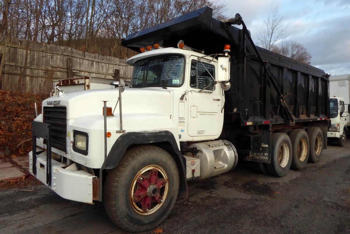 1995 mack rd688s tri axle dump truck for sale by arthur trovei sons