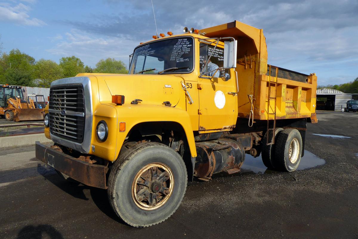 1988 Ford L9000 Single Axle Dump Truck For Sale By Arthur Trovei Sons Used Truck Dealer